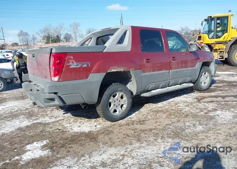 2002 Chevrolet Avalanche 1500 z USA, uszkodzony, nr VIN 3GNEK13T82G180152